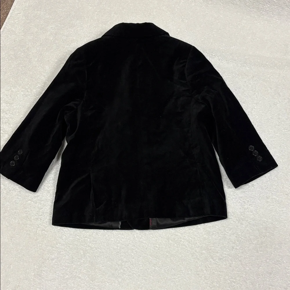 The children’s place Black Velvet Blazer holiday special occasion boys 4t